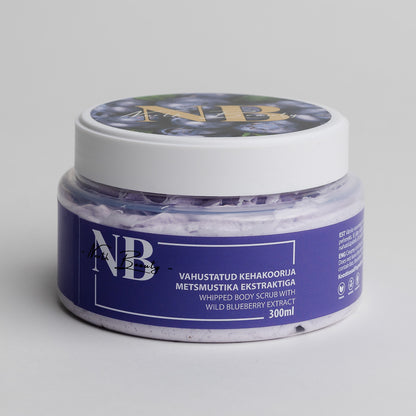 Whipped Sugar Body Scrub With Blueberry, 300 ml