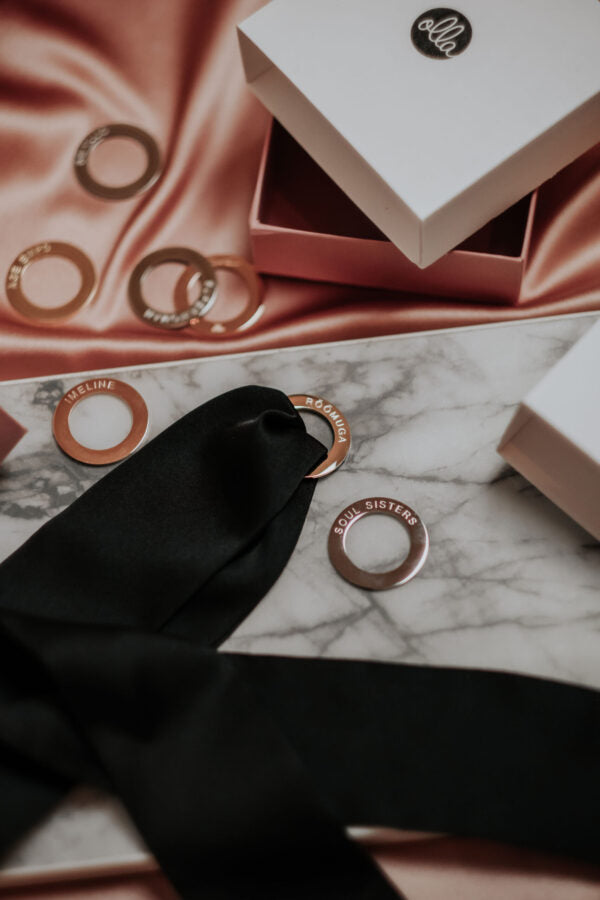 Silk Ribbon Bracelet - LOVE