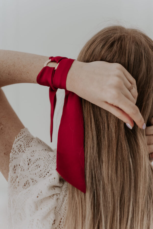 Silk Ribbon Bracelet - SUPERWOMAN