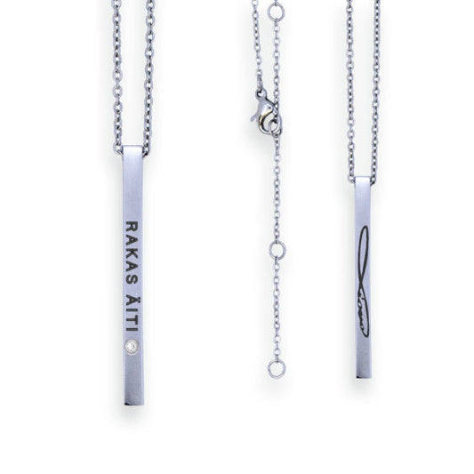 Necklace with Pendant - RAKAS ÄITI (Fin)