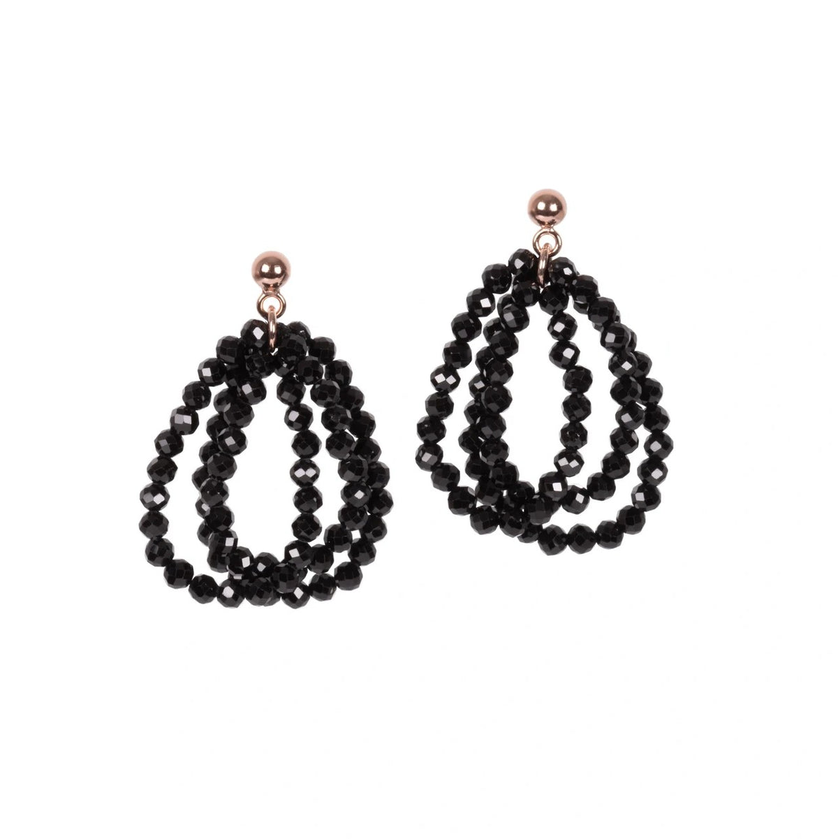 Cherie Boho S Earrings - Rose Gold and Silver