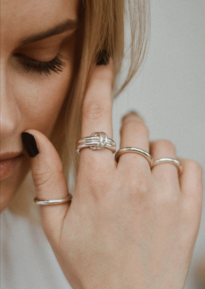 Double Ring - Silver