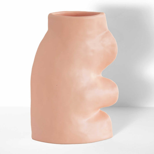 Fluxo Ceramic Vase Large - Pink