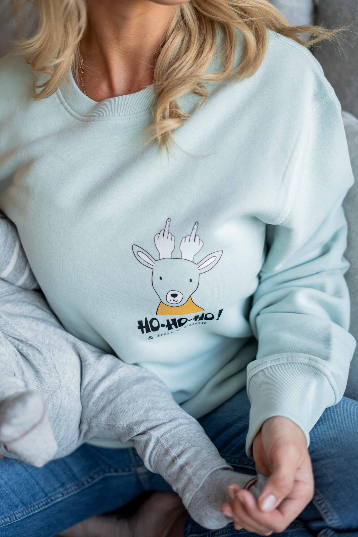 Ho-Ho-Ho Oversized Sweatshirt