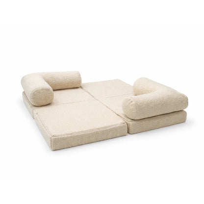 HoneyHug Soft Modular Sofa for Children – Teddy Cream