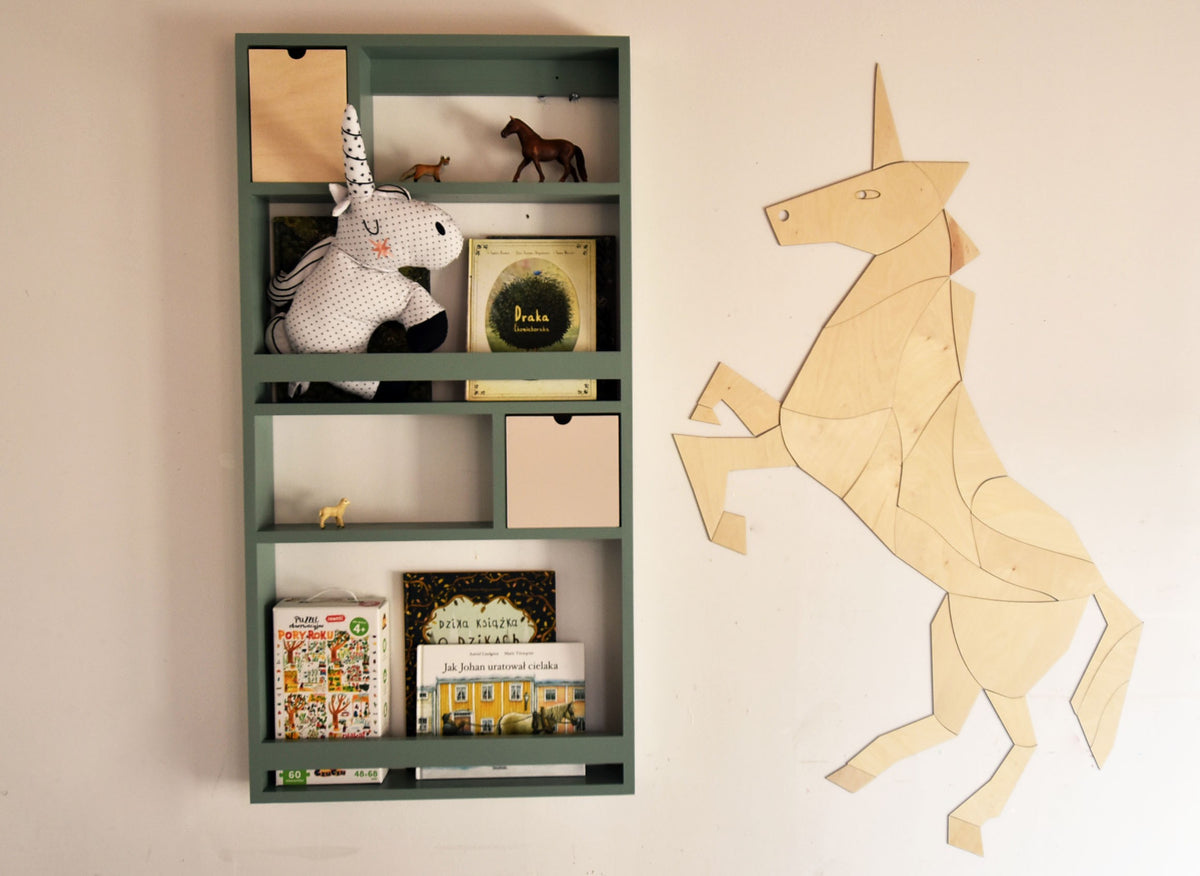 Wooden Wall Decoration - Horse/Unicorn