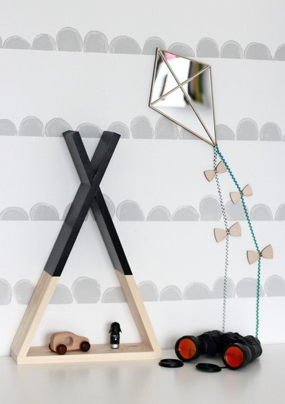 Kids Room Kite Mirror – Child-Friendly Acrylic & Wood