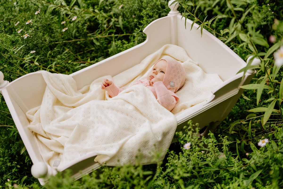 LOVE Gift Set For Baby - Blanket, Romper and Bonnet