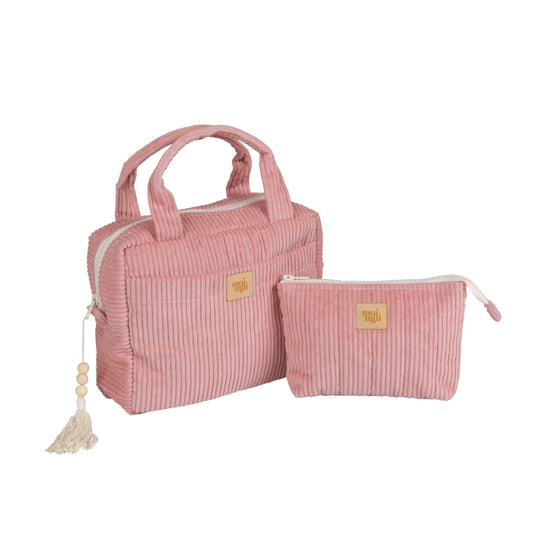 Make-Up Bag Set of 2 - Baby Pink