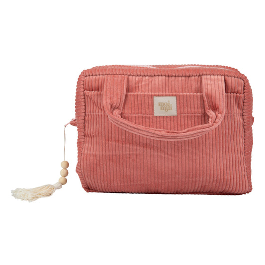 Make-Up Bag Set of 2 - Coral ds