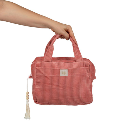 Make-Up Bag Set of 2 - Coral ds