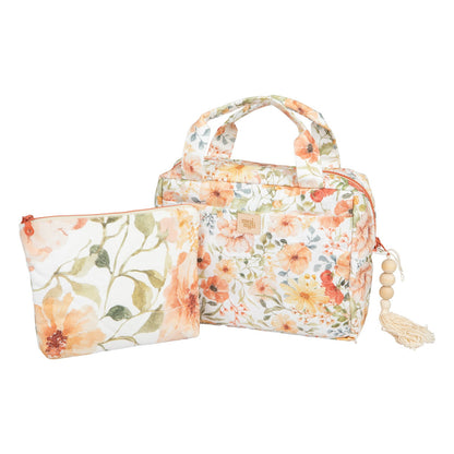 Make-Up Bag Set of 2 - Flower Power