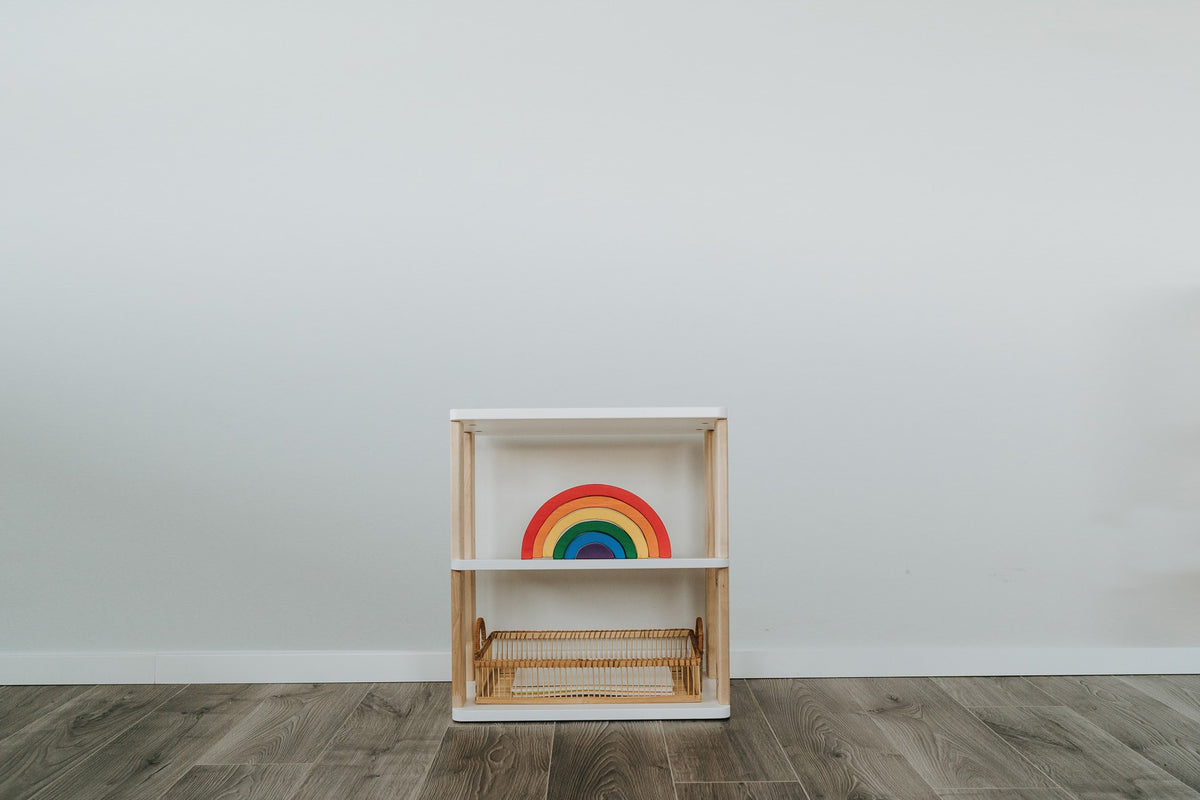 Modular Montessori Shelf Straight Mini - 3 Shelves
