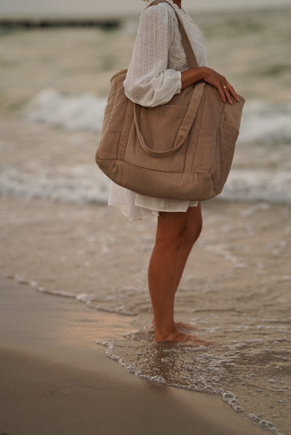 Mom / Weekender Bag - Latte