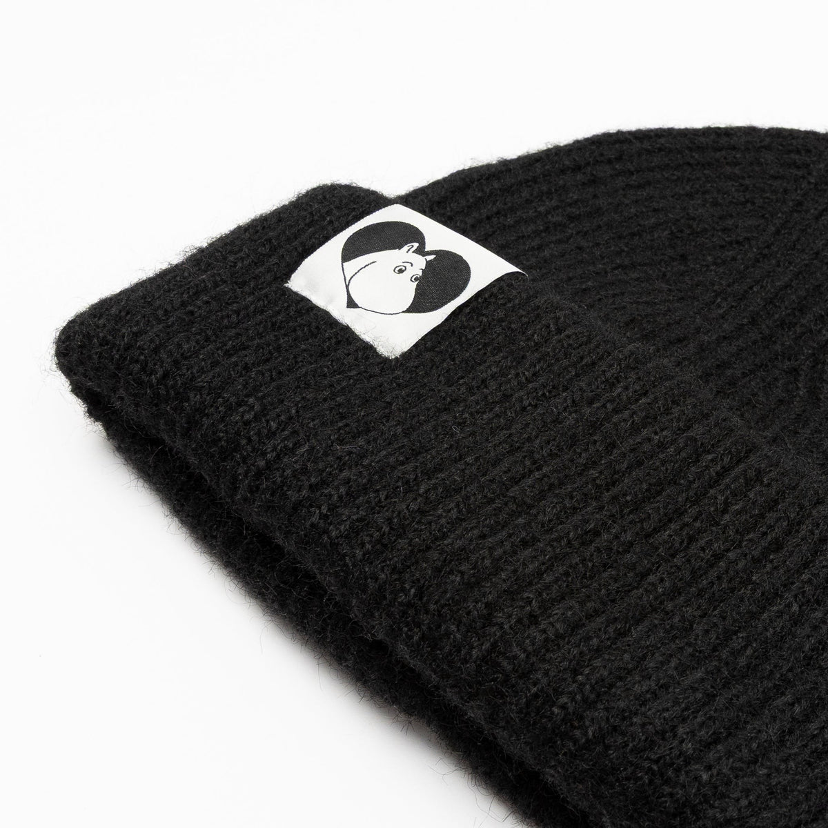Moomintroll Fluffy Chunky Beanie - Black