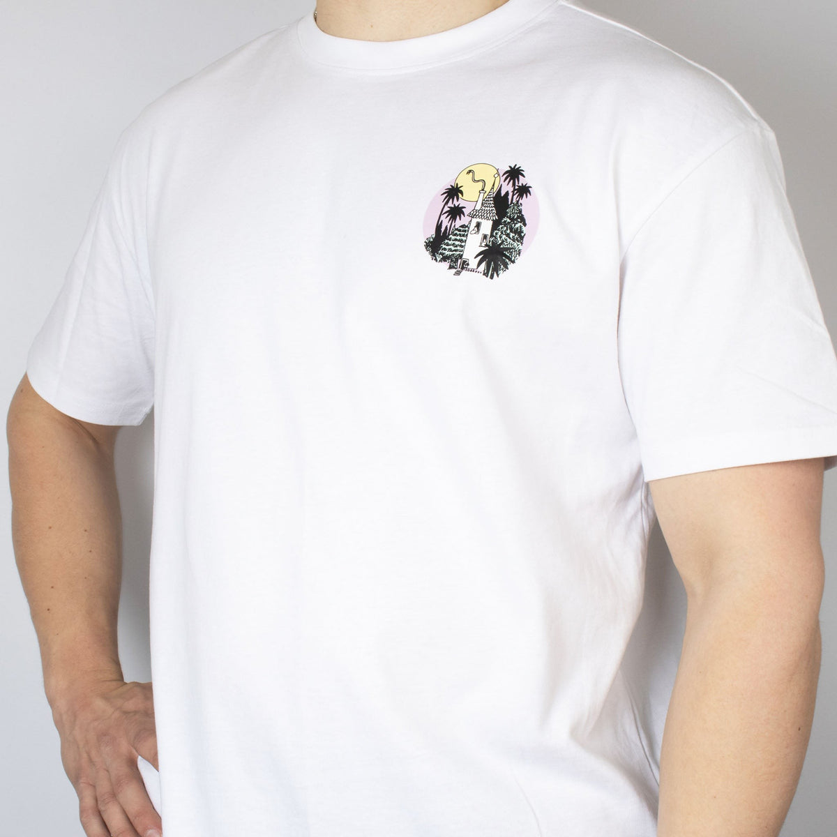 Moomintroll Jungle Heavy Unisex T-shirt - White
