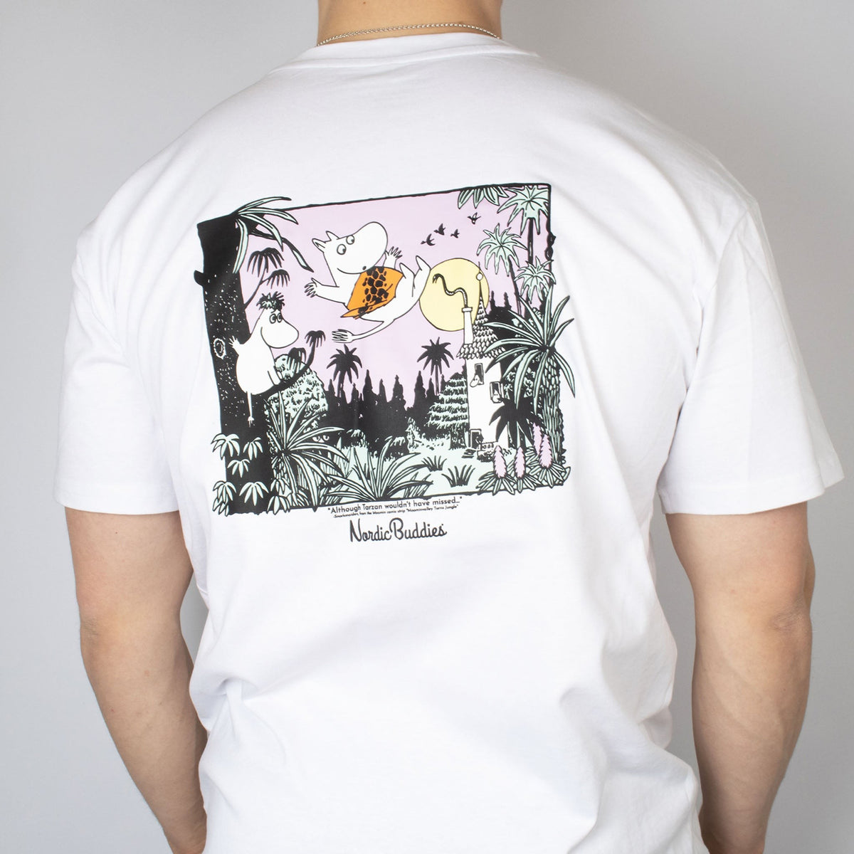Moomintroll Jungle Heavy Unisex T-shirt - White