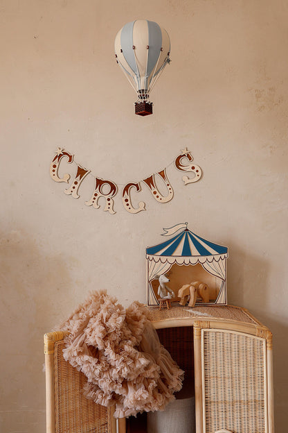 Wooden Wall Garland CIRCUS