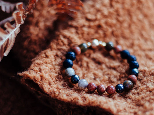 Natural Lava Bracelet Magic Autumn