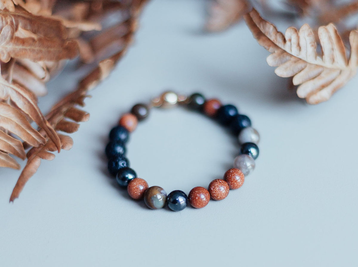 Natural Lava Bracelet Magic Autumn