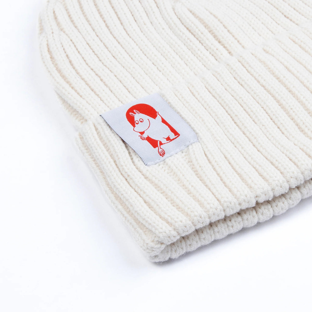 Red Cross Beanie for Adults - White