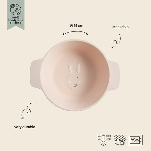 Silicone Bowl for Kids - Mrs. Rabbit