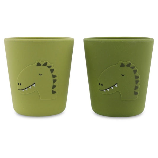 Silicone Cups, 2-Pack - Mr. Dino