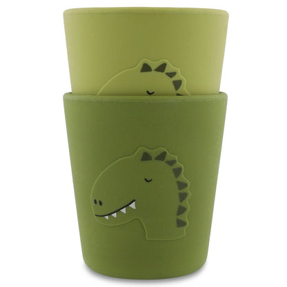 Silicone Cups, 2-Pack - Mr. Dino