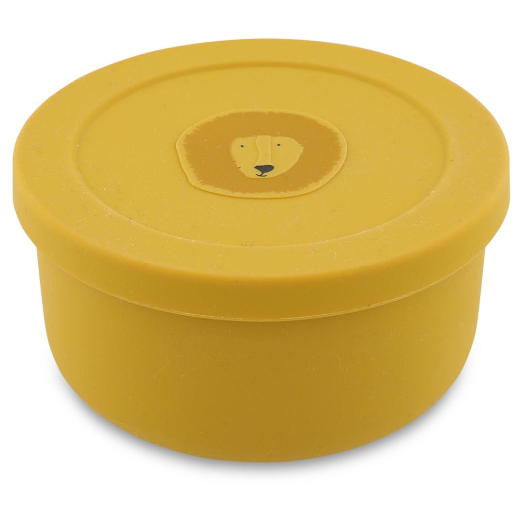 Silicone Snack Container with Lid - Mr. Lion