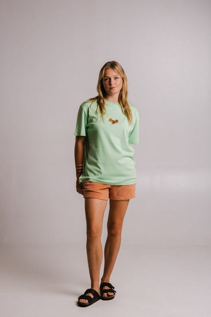 Squirrel Heavy T-shirt - Light Green