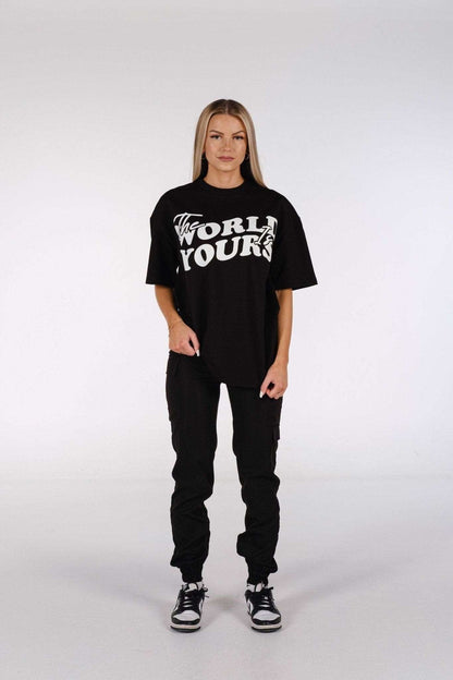 T-Shirt The World Is Yours - Black
