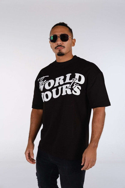 T-Shirt The World Is Yours - Black