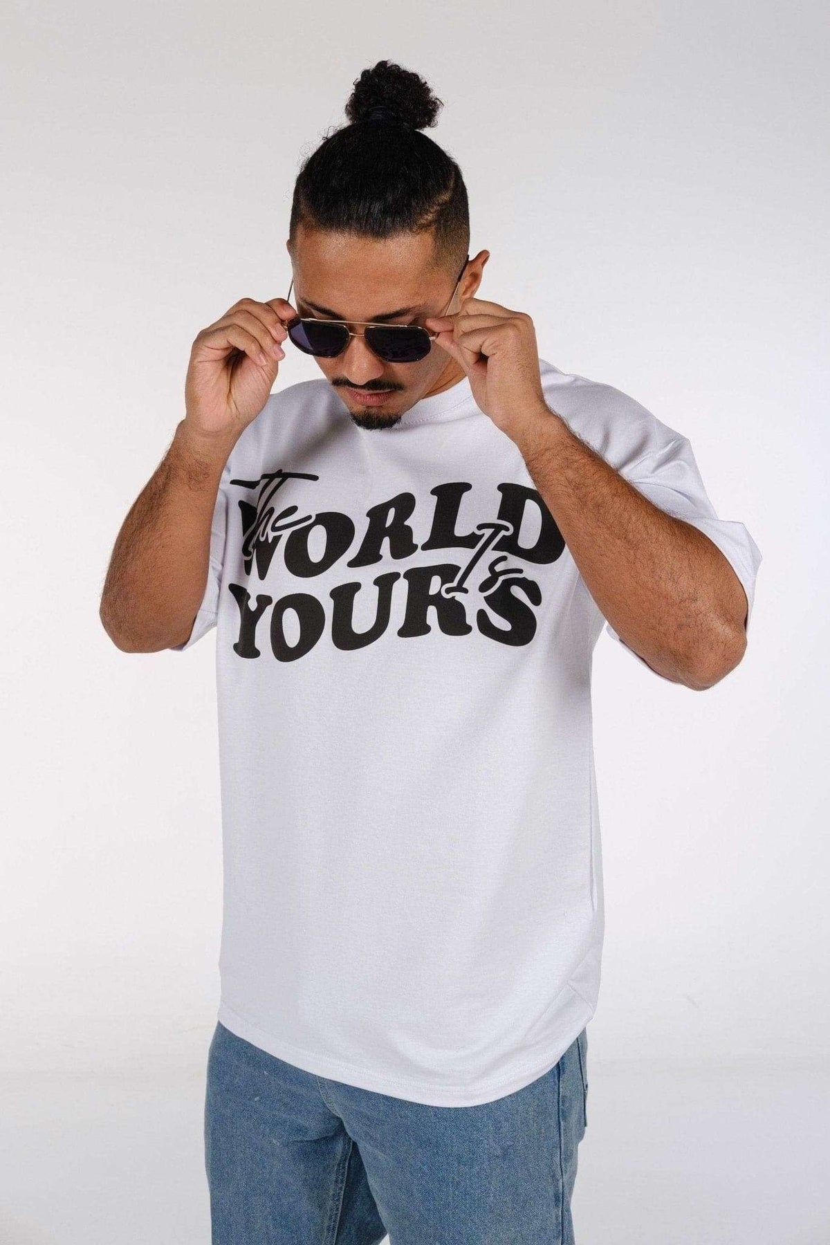 T-Shirt The World Is Yours - White
