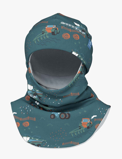 Thermal Fleece Balaclava For Kids FRODE - Tractors