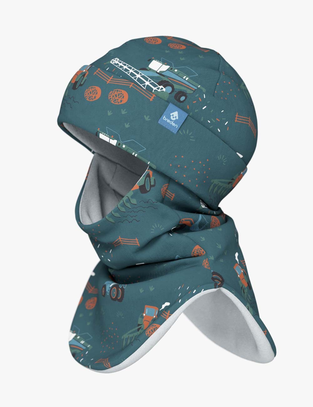 Thermal Fleece Balaclava For Kids FRODE - Tractors