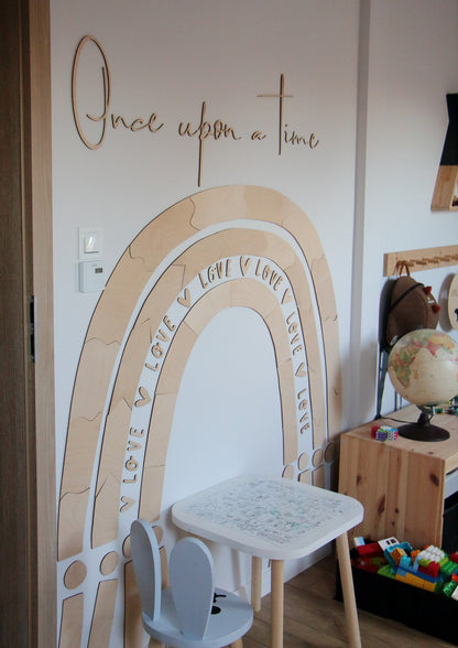 Wooden Wall Decoration - Rainbow