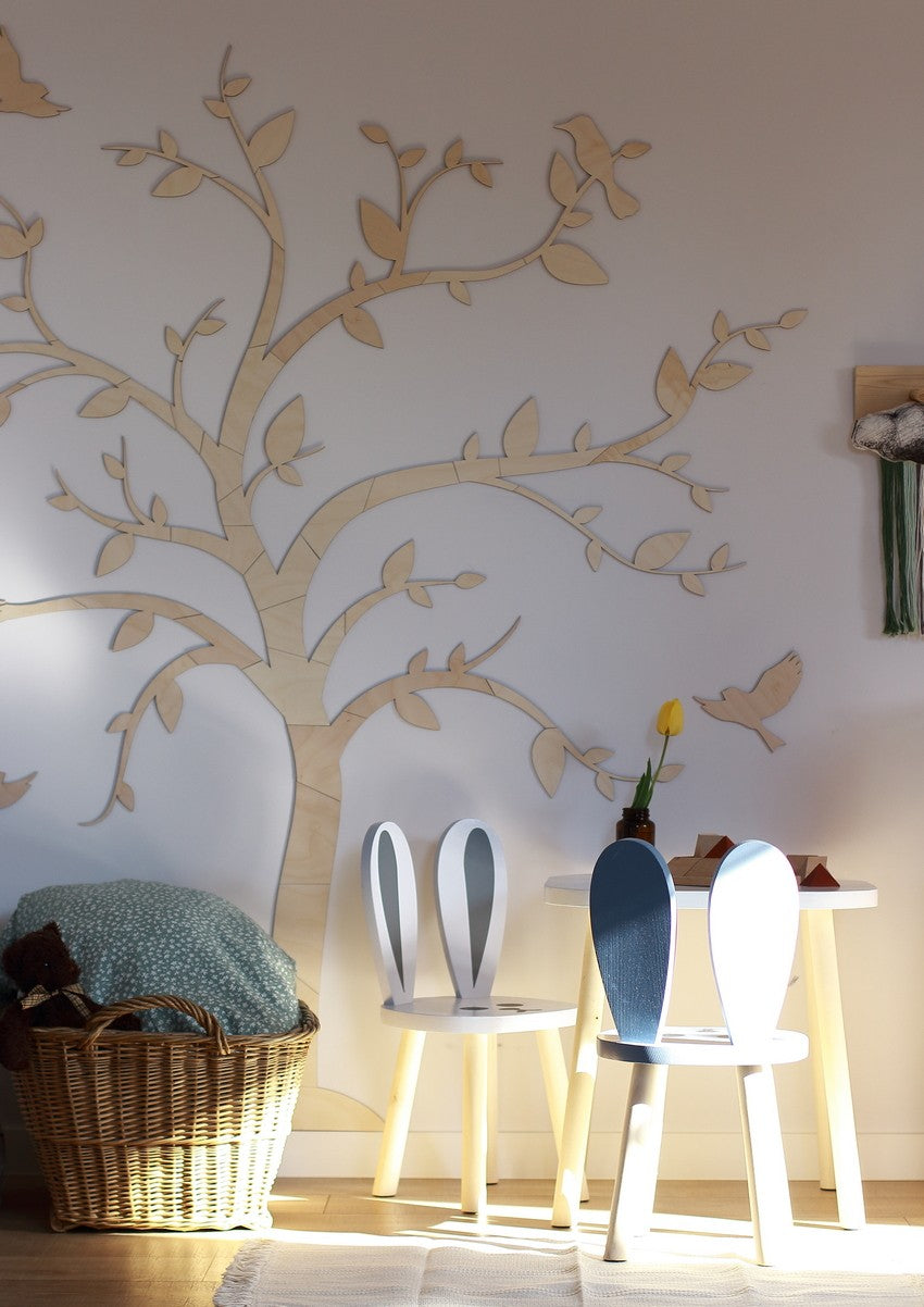 Wooden Wall Decoration - Tree with Birds