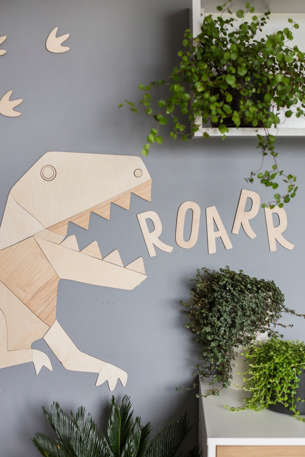 Wooden Wall Sign - Make Some Noise ROARR